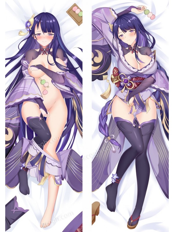 Genshin Impact Raiden Shogun Baal Anime Dakimakura Japanese Hugging Body PillowCase