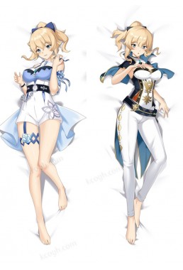 Jean Genshin Impact Anime Dakimakura Japanese Hugging Body PillowCase