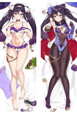 Genshin Impact Mona Anime Dakimakura Japanese Hugging Body PillowCase