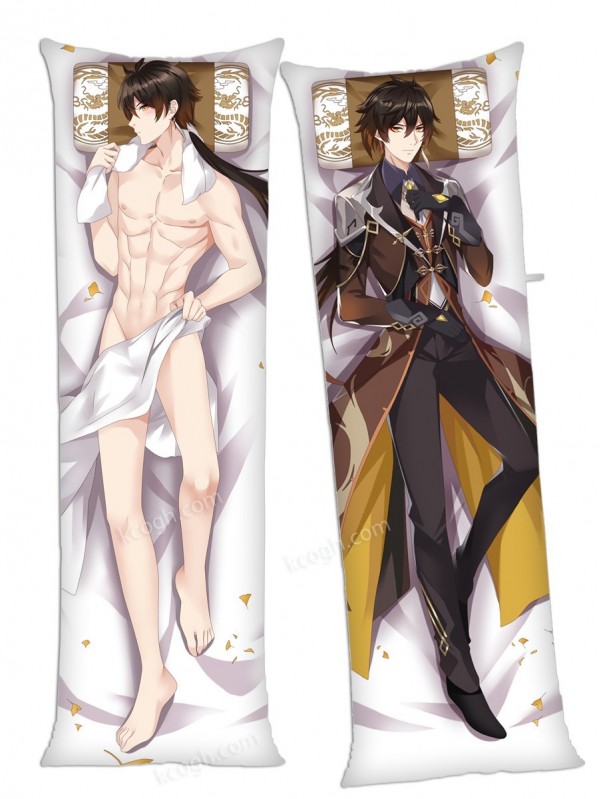 Genshin Impact ZhongLi Anime Body Pillow Case japanese love pillows for sale