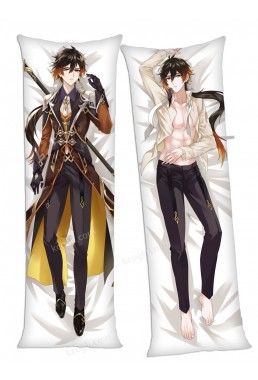 Genshin Impact Zhongli Anime Body Pillow Case japanese love pillows for sale