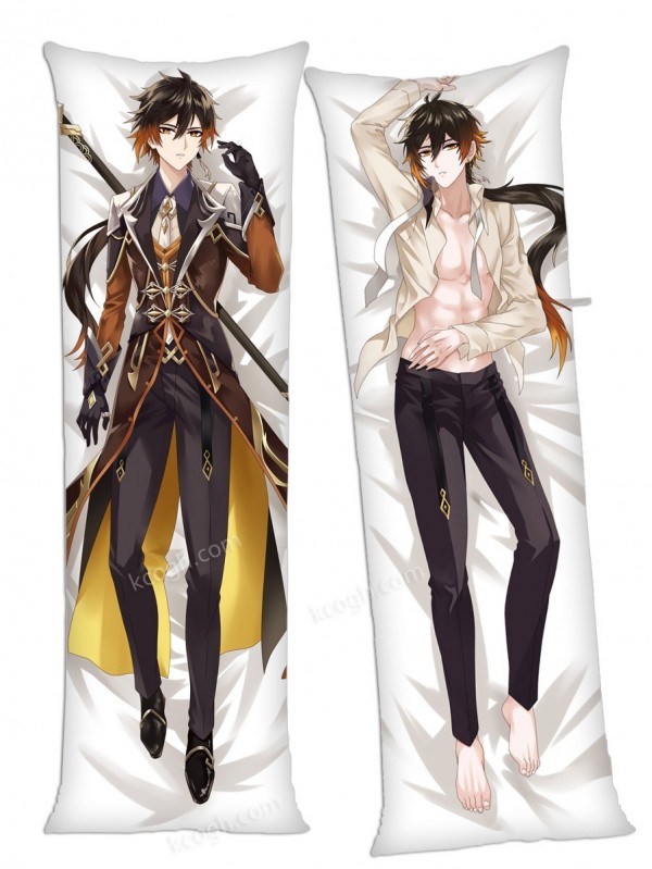 Genshin Impact Zhongli Anime Body Pillow Case japanese love pillows for sale