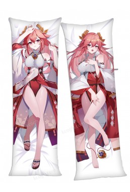 Genshin Impact Yae Miko Anime Body Pillow Case japanese love pillows for sale