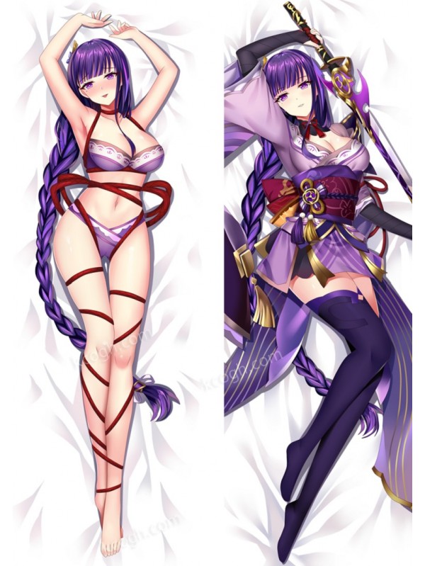 Genshin Impact Baal Anime Dakimakura Japanese Hugging Body PillowCase