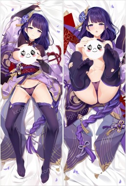 Genshin Impact Raiden Shogun Baal Anime Dakimakura Japanese Hugging Body PillowCase