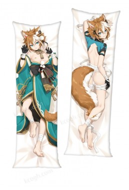 Gorou Genshin Impact Full body waifu japanese anime pillowcases