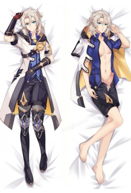 Albedo Genshin Impact Full body waifu japanese anime pillowcases