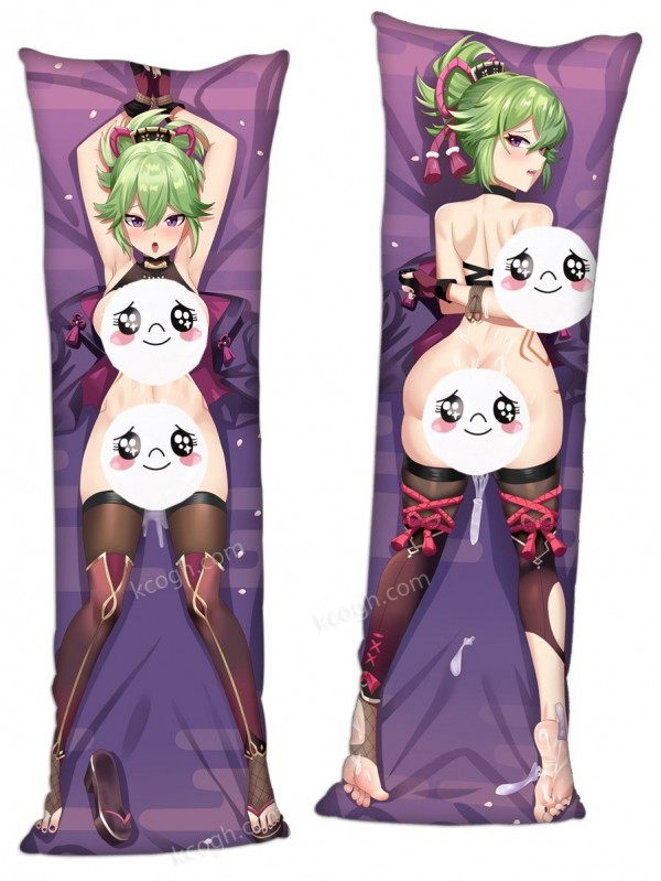 Genshin Impact Kuki Shinobu Anime Dakimakura Japanese Hugging Body PillowCases