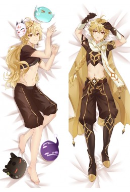 Genshin Impact Aether Full body waifu japanese anime pillowcases