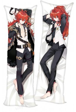 Genshin Impact Diluc Full body waifu japanese anime pillowcases