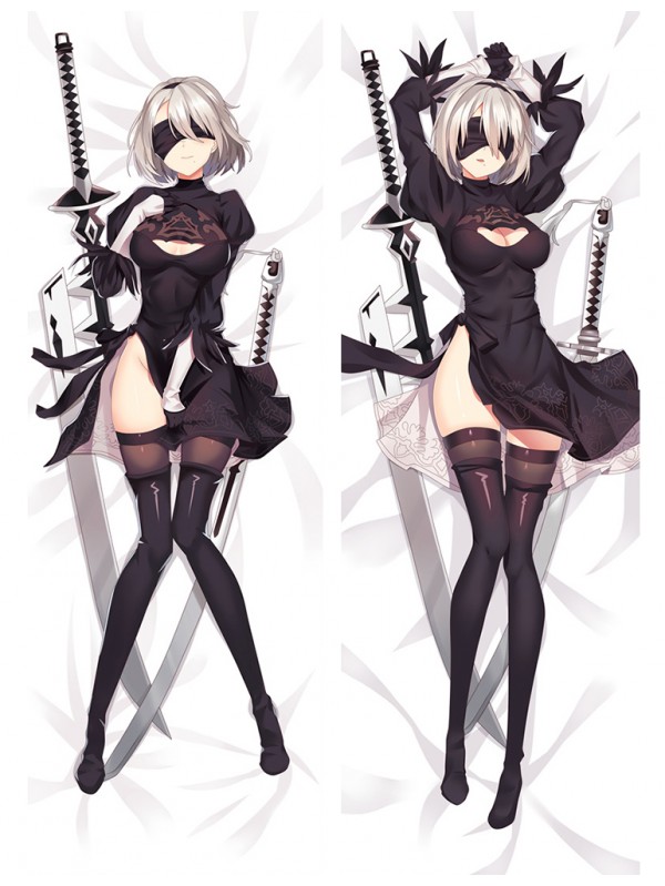 2B - Nier Automata Anime Dakimakura Japanese Hugging Body Pillow Cover