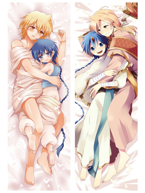 Alladin and Alibaba Saluja - Magi The Labyrinth of Magic Male Japanese anime body pillow anime hugging pillow case