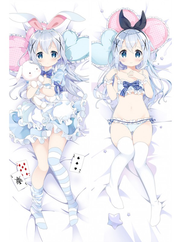 Chino Kafu - Is the Order a Rabbit Long pillow anime japenese love pillow cover