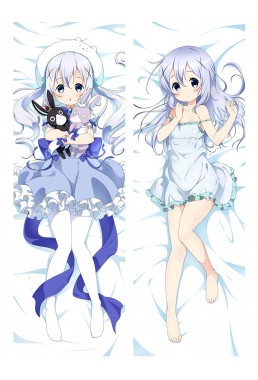 Chino Kafuu - Is the Order Rabbit Anime Dakimakura Japanese Love Body Pillow Cover