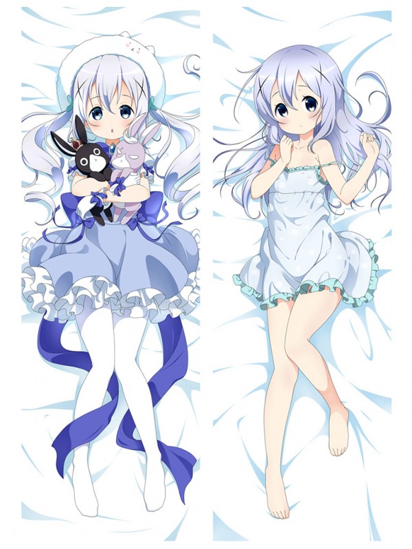 Chino Kafuu - Is the Order Rabbit Anime Dakimakura Japanese Love Body Pillow Cover