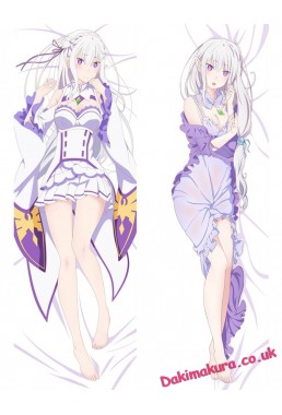 Emilia - Re Zero Anime Body Pillow Case japanese love pillows for sale