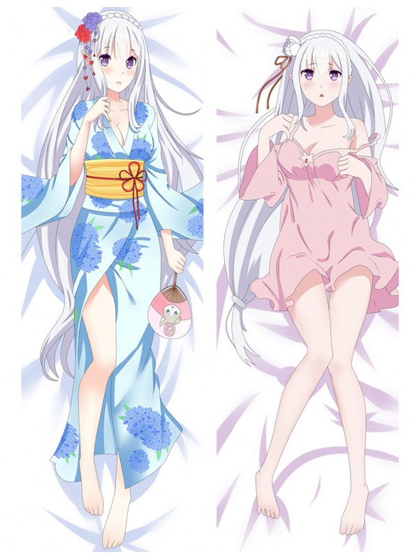 Emilia - Re Zero Long pillow anime japenese love pillow cover