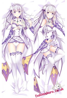 Emilia -Re Zero Anime Dakimakura Japanese Hugging Body Pillow Cover