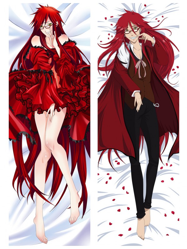 Grell Sutcliff - Kuroshitsuji Japanese anime body pillow anime hugging pillow case