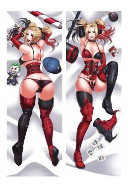 Harley Quinn Anime Dakimakura Japanese Hugging Body Pillow Cover