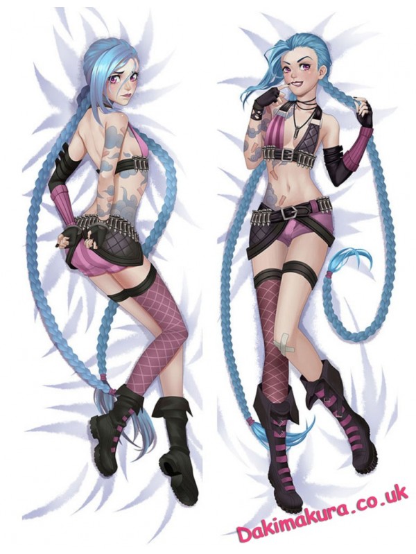 Jinx - League of Legends Anime Body Pillow Case japanese love pillows for sale