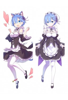 Rem - Re Zero Anime Dakimakura Japanese Hugging Body Pillow Cover