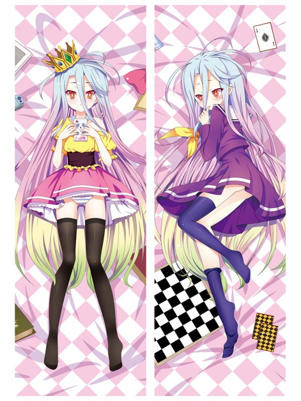 Shiro - No Game No Life Anime Dakimakura Japanese Love Body Pillow Cover