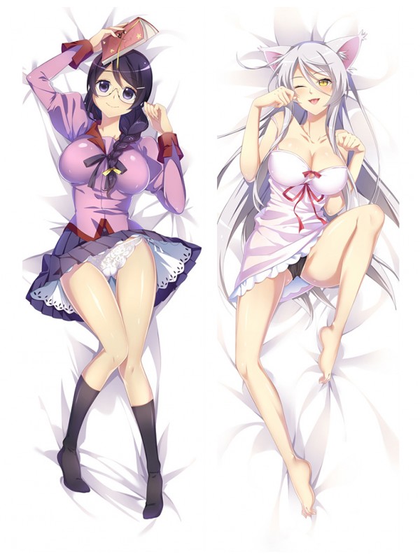 Bakemonogatari Anime Dakimakura Japanese Hugging Body Pillow Cover