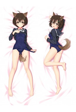 Karibuchi Hikari - Strike Witches Anime Dakimakura Japanese Hugging Body Pillow Cover