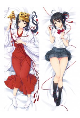 Mitsuha Miyamizu - Your Name Anime Dakimakura Japanese Hugging Body Pillow Cover