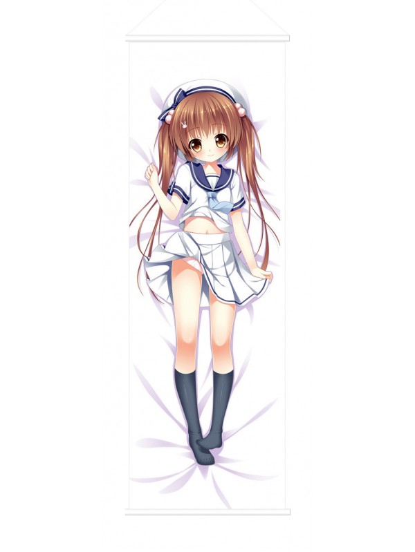 Kawaii Little School Girl Japanese Anime Painting Home Decor Wall Scroll Posters