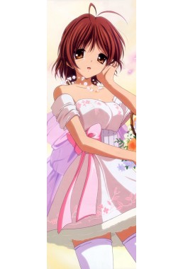 Clannad Furukawa Nagisa Japanese Anime Wall Scroll Poster And Banner Satin Peach Skin