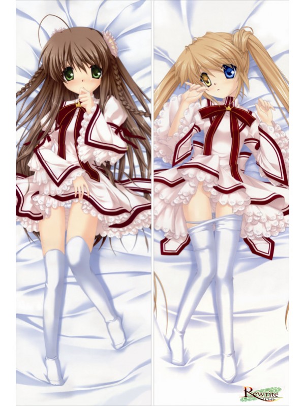 rewrite - Kotori Kanbe + Shizuru Nakatsu Long anime japenese love pillow cover